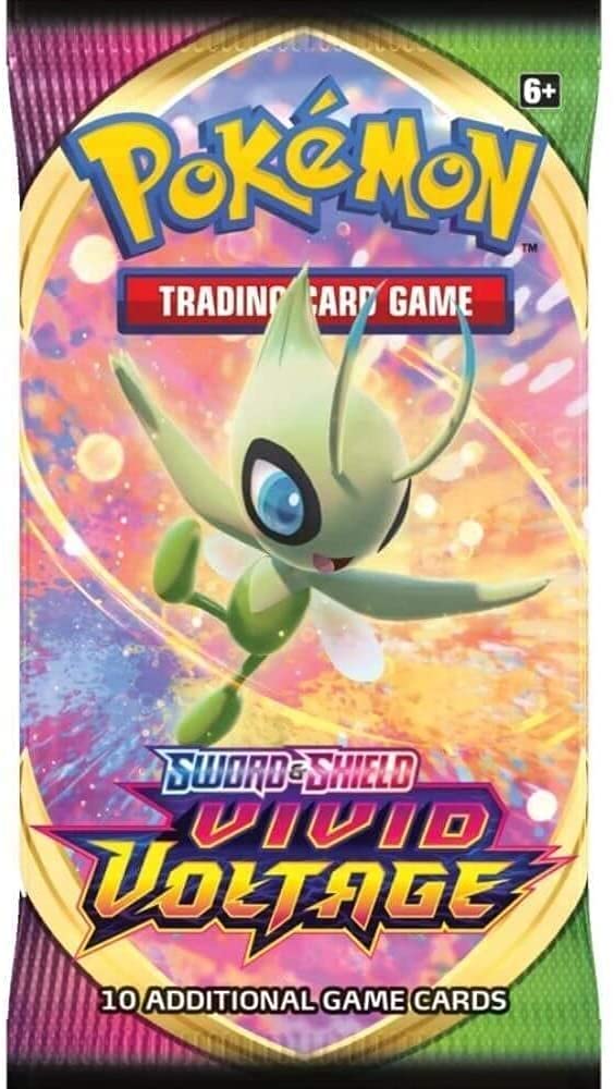 Pokemon Sword and Shield Vivid Voltage Booster Display