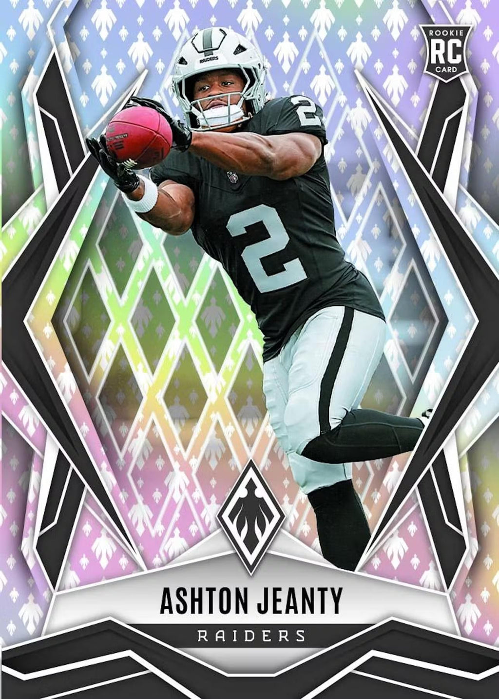 2025 Panini Phoenix Football Hobby Trading Card Box (2 Autographs Per Box Including 1 Rookie Patch Autograph)