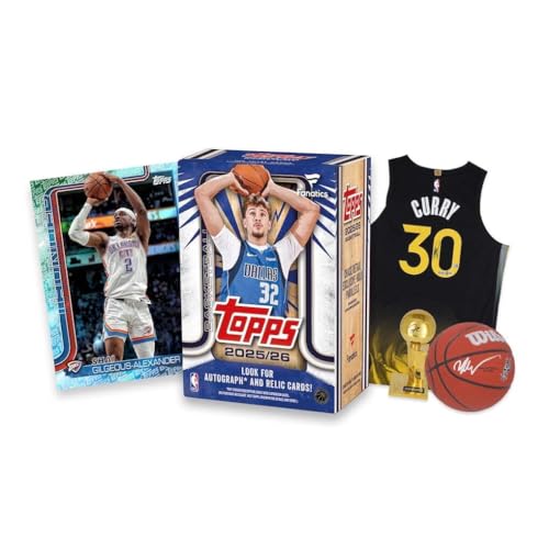 2025-26 Topps Basketball Fanatics Exclusive Blaster Trading Card Box (Four 1980-81 Topps Basketball Inserts Per Box)