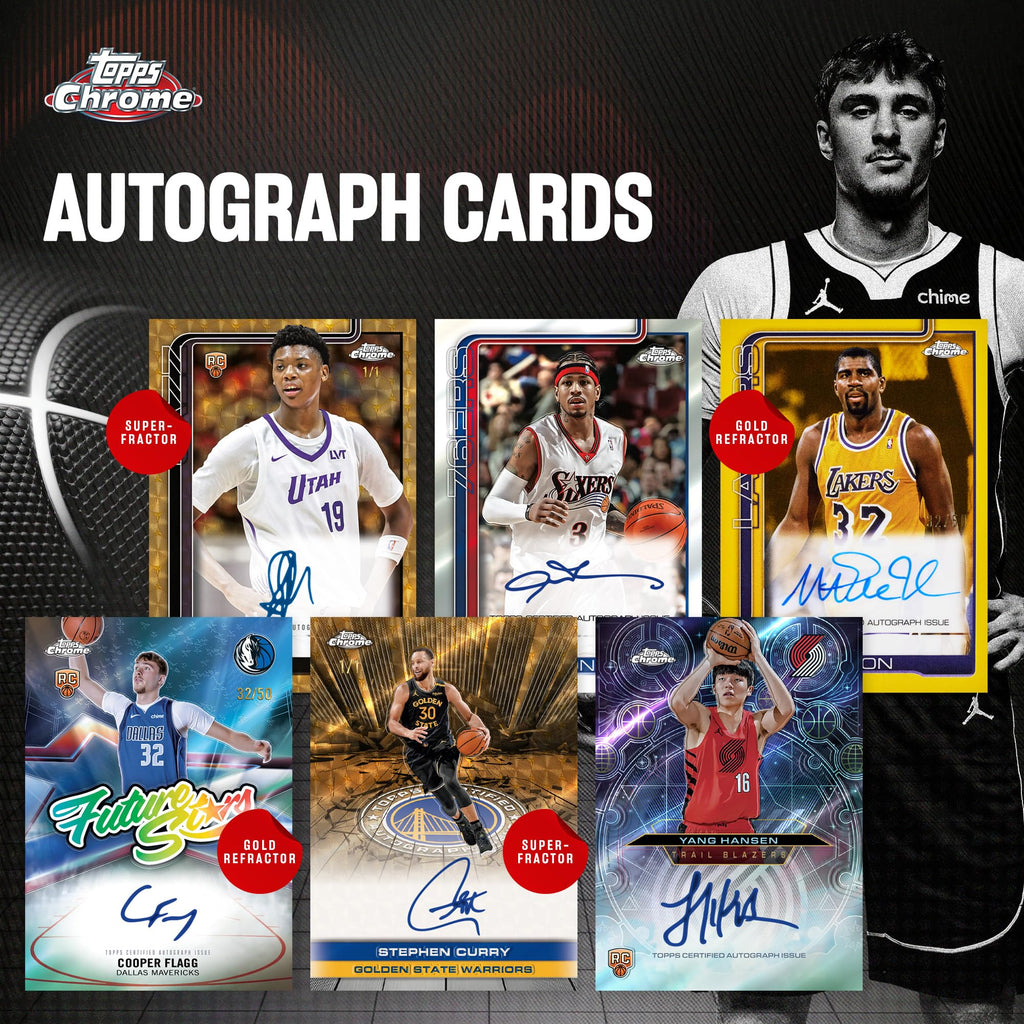 2025-26 Topps Chrome Basketball - Factory Sealed - Value Box & Mega Box