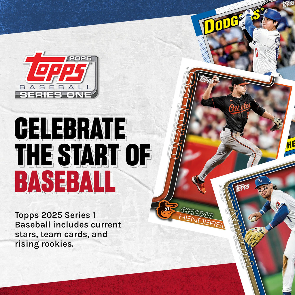 Topps 2025 Baseball Series 1 Factory Sealed Value Box - Baseball Complete Sets