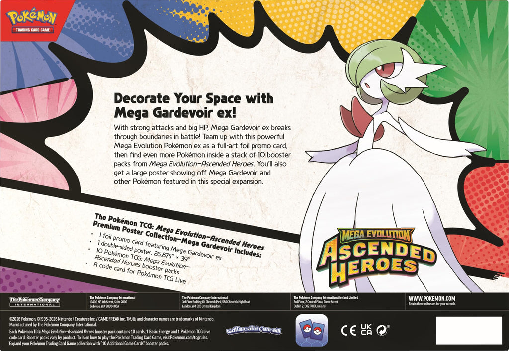 Pokémon TCG: Mega Evolution—Ascended Heroes Premium Poster Collection
