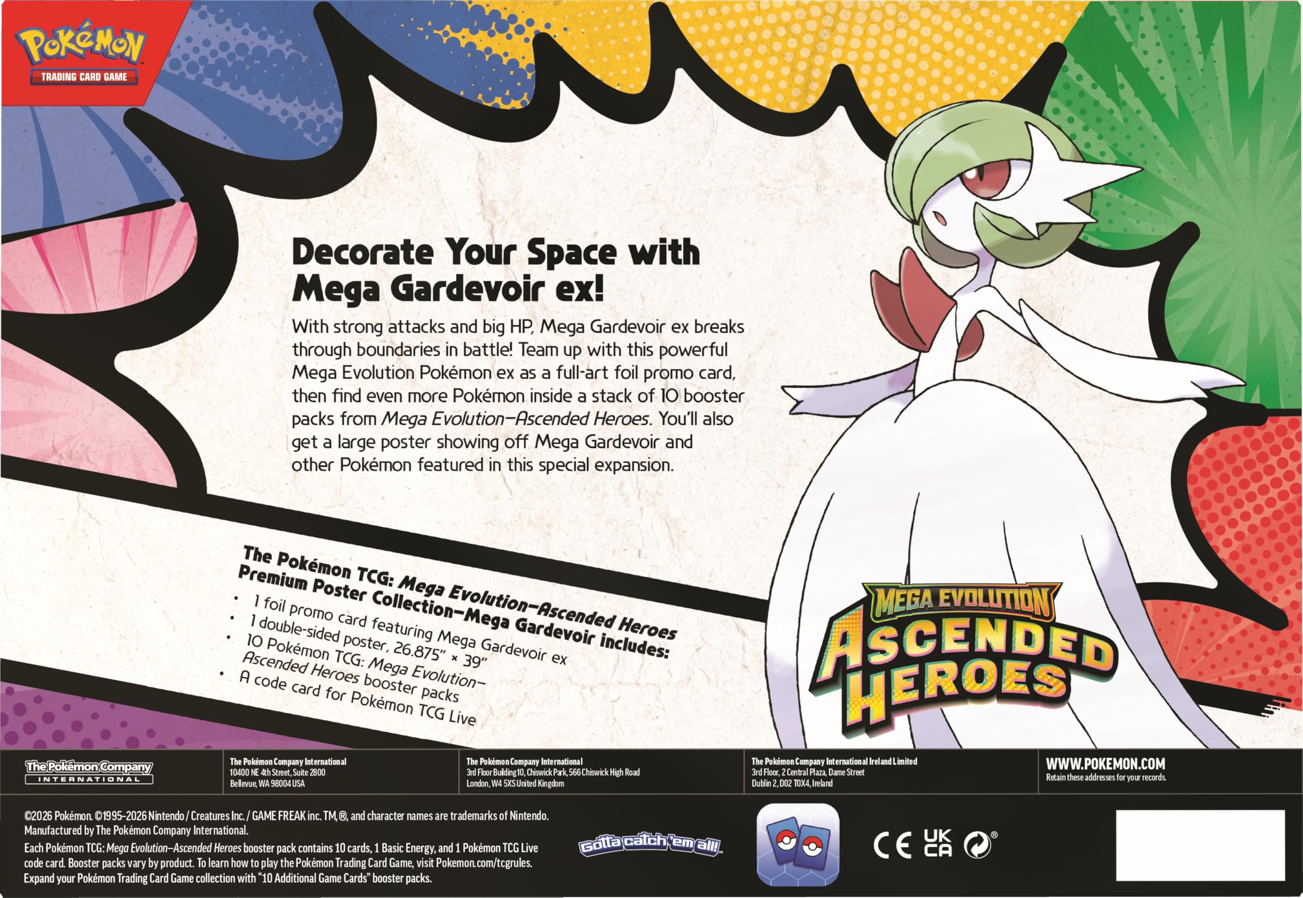 Pokémon TCG: Mega Evolution—Ascended Heroes Premium Poster Collection