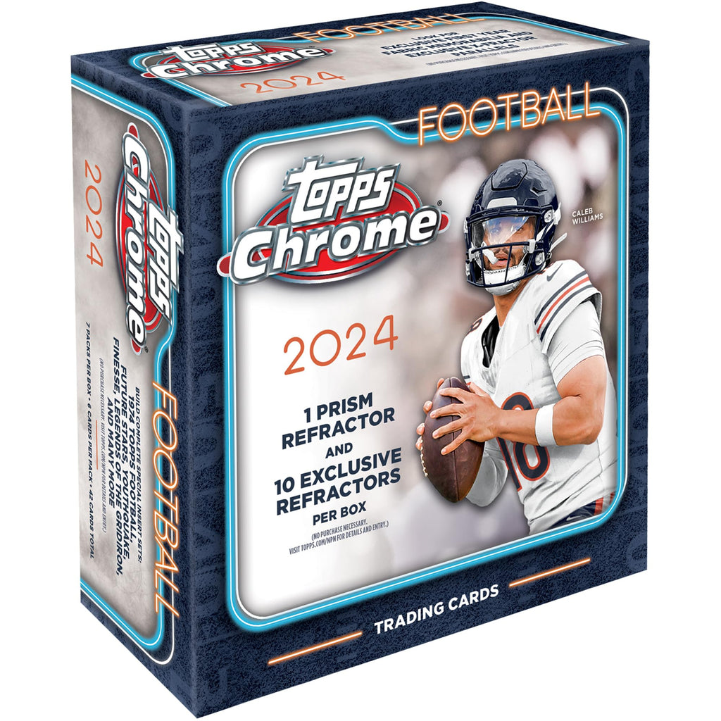 2024 Topps Chrome Football Mega Box