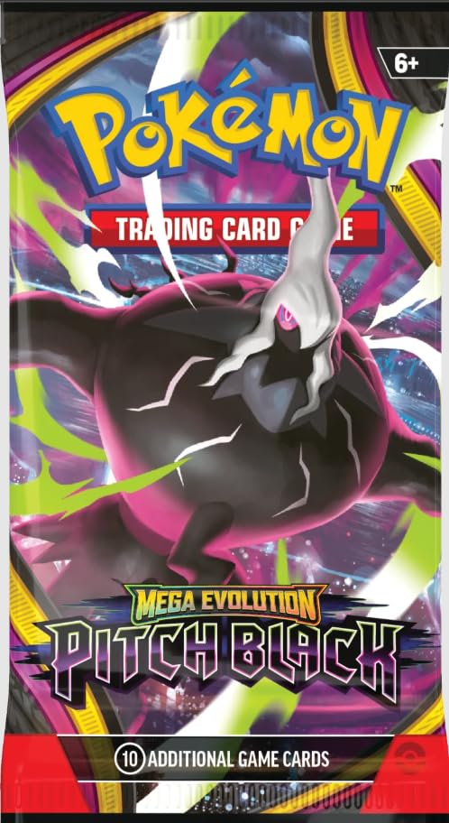 Pokemon TCG Mega Evolution Pitch Black Sleeved Booster Pack