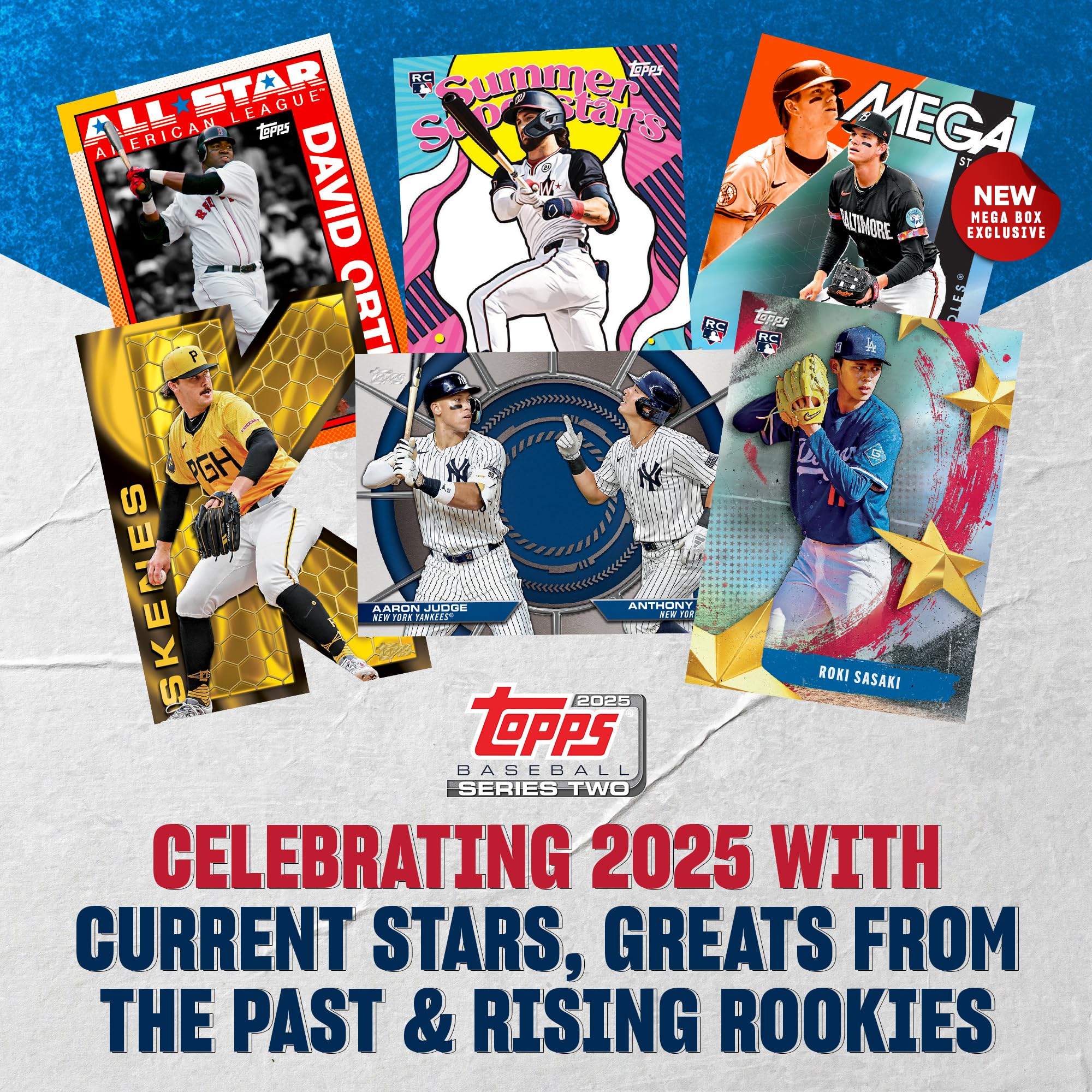 2025 Topps Baseball Series 2 - Factory Sealed - Mega Box