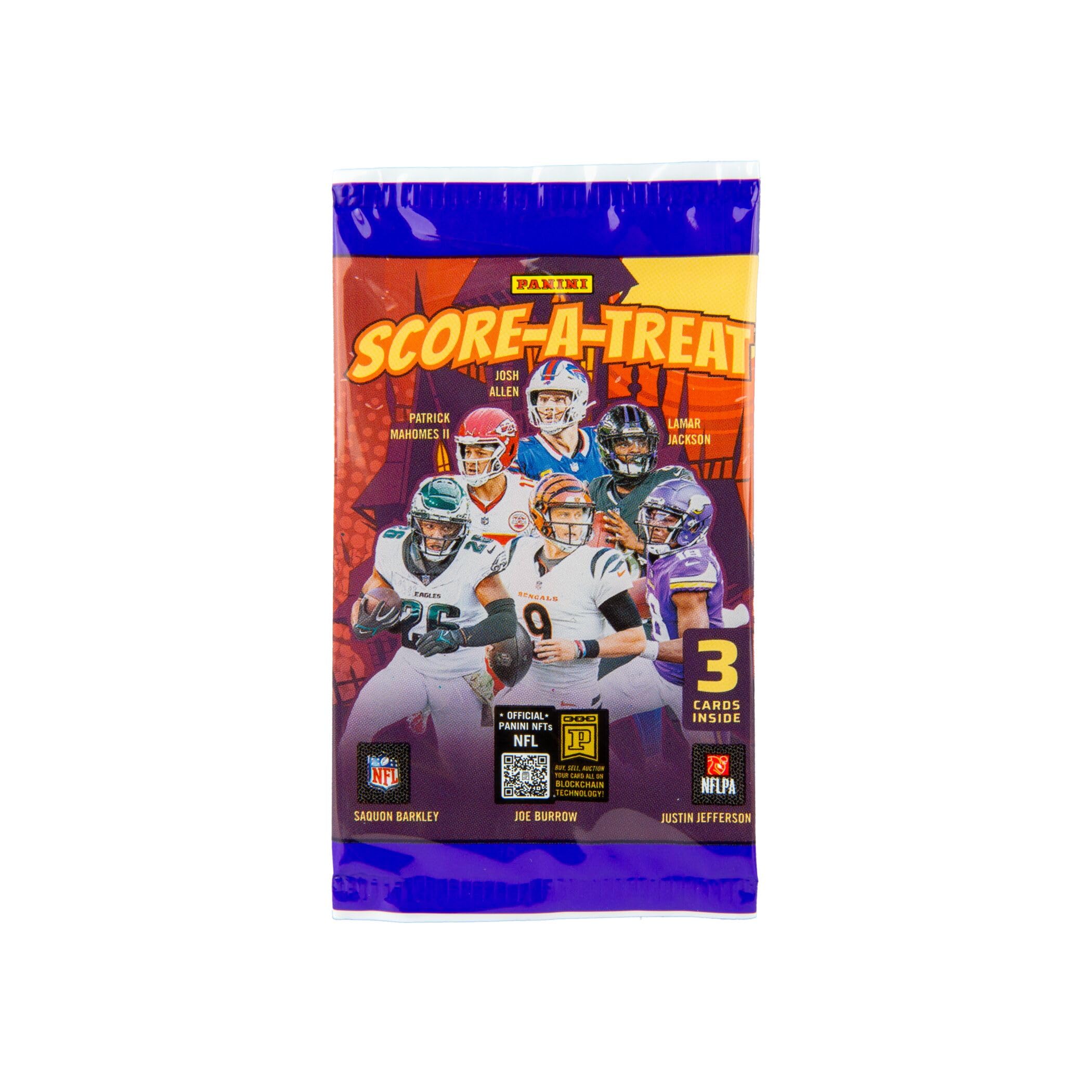 2025–26 Panini Score A Treat NFL Halloween Treat Packs – Official Trading Cards – Trick-or-Treat Candy Alternative – Limited Edition Football Cards for Kids
