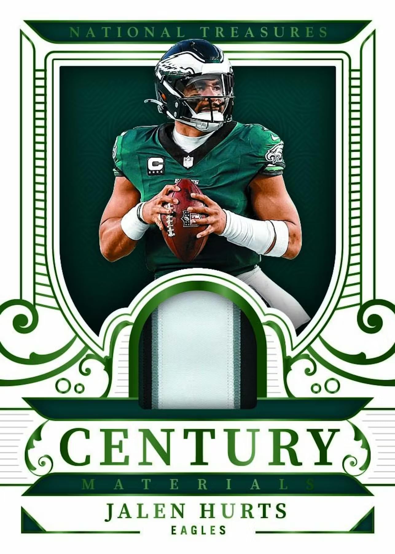 2025 Panini National Treasures Football Hobby Trading Card Box (8 Autographs or Memorabilia Cards Per Box)