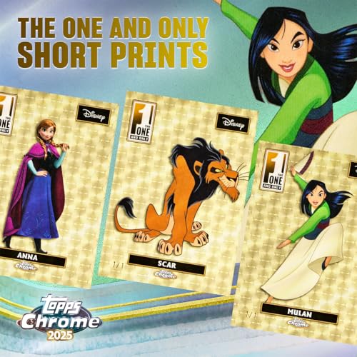 2025 Topps Chrome Disney - Factory Sealed - Mega Box