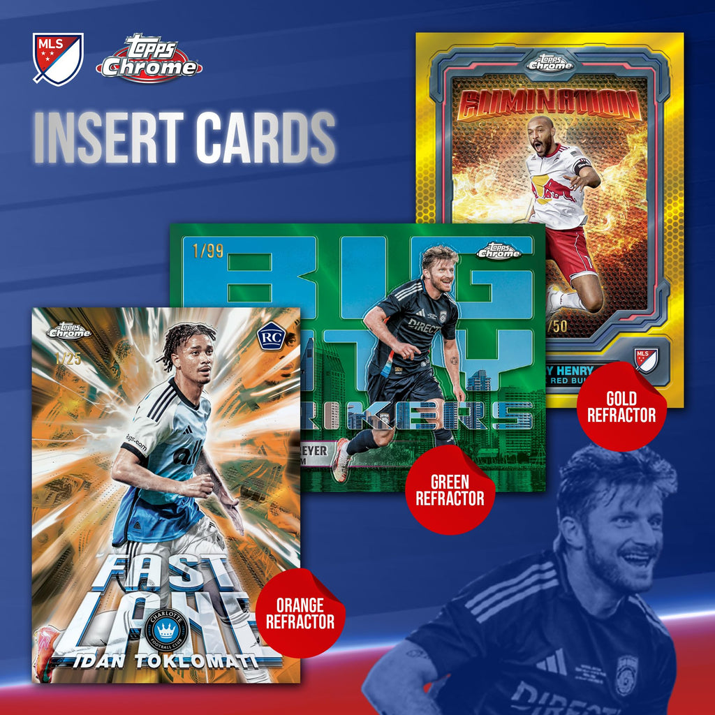Topps Chrome MLS 2025 - Factory Sealed - Value Box