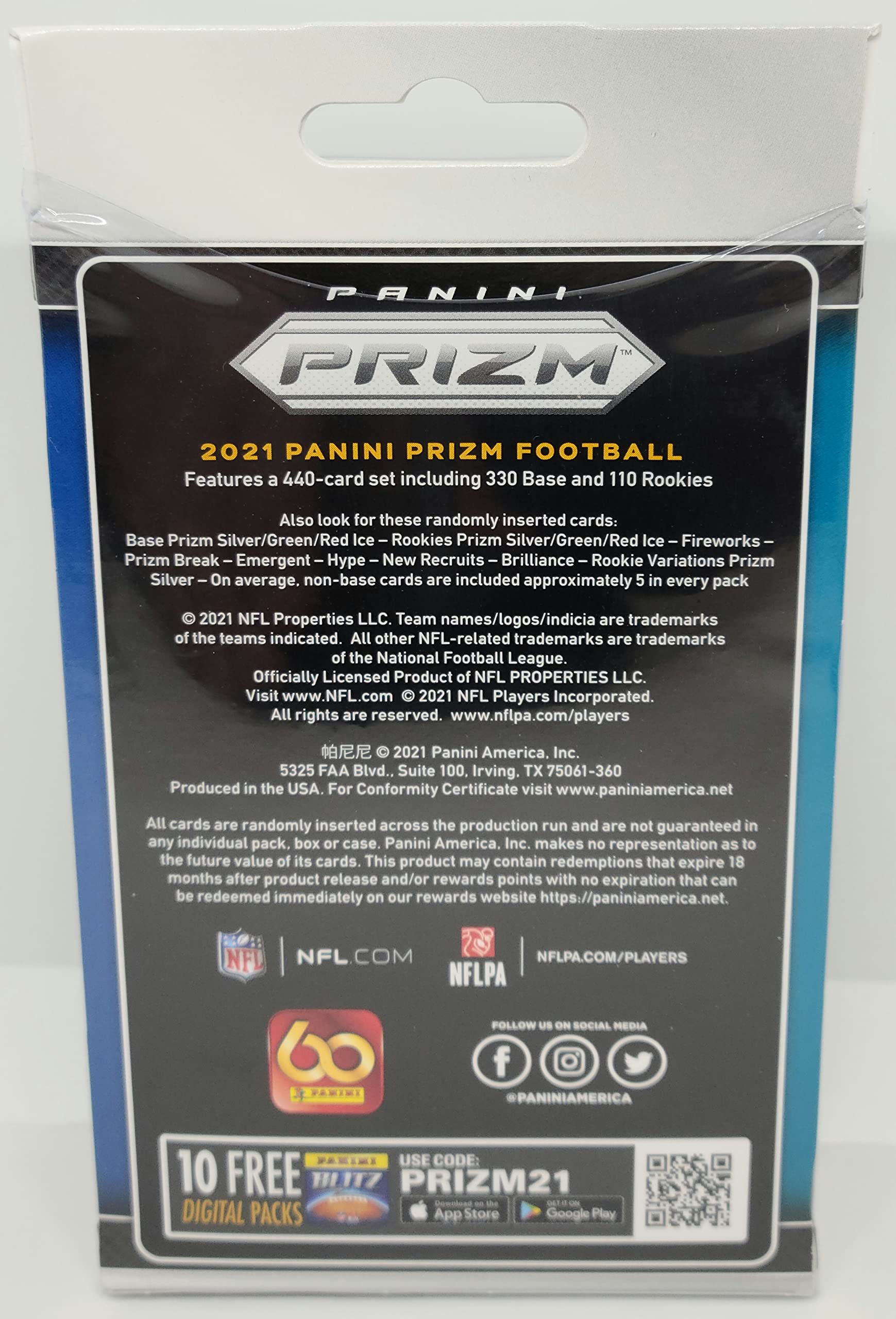 2021 Panini Prizm Football Hanger Box