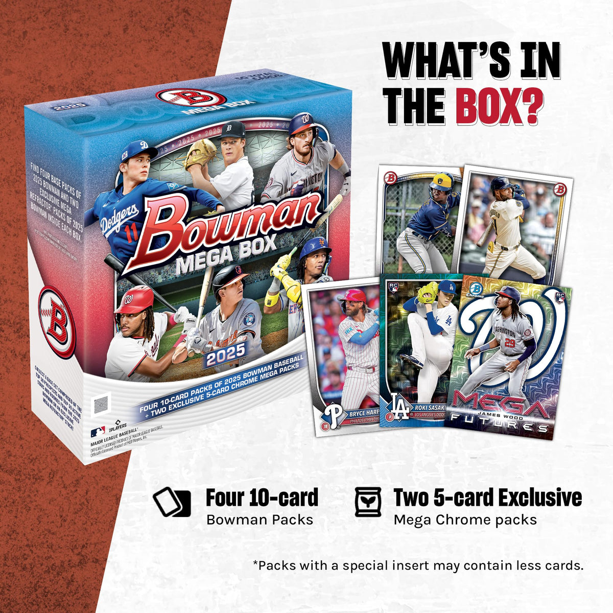 2025 Bowman MLB Baseball - Factory Sealed - Mega Box