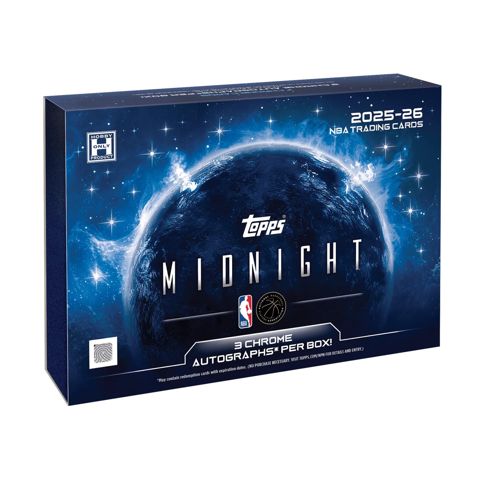 Topps Midnight NBA Trading Cards 2025-26 Hobby Box Factory Sealed 3 Chrome Autographs Per Box