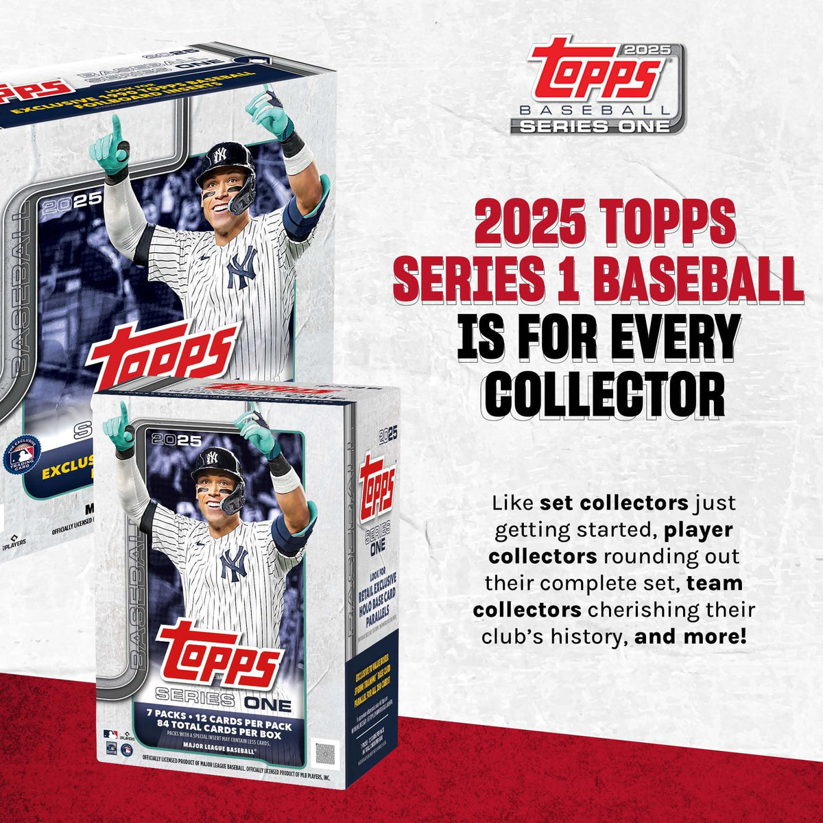 Topps 2025 MLB Baseball Series 1 Factory Sealed Value Box - Baseball Complete Sets