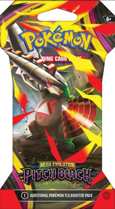 Pokemon TCG Mega Evolution Pitch Black Sleeved Booster Pack