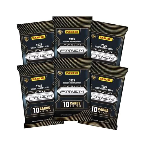 2025 Panini Prizm Club World Cup Soccer Mega Box – FIFA Trading Cards – Includes Mega Box Exclusive Prizms, Rookies & Inserts – Official Panini Retail Set