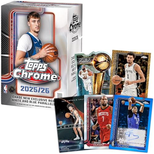 2025-26 Topps Chrome Basketball - Factory Sealed - Value Box & Mega Box