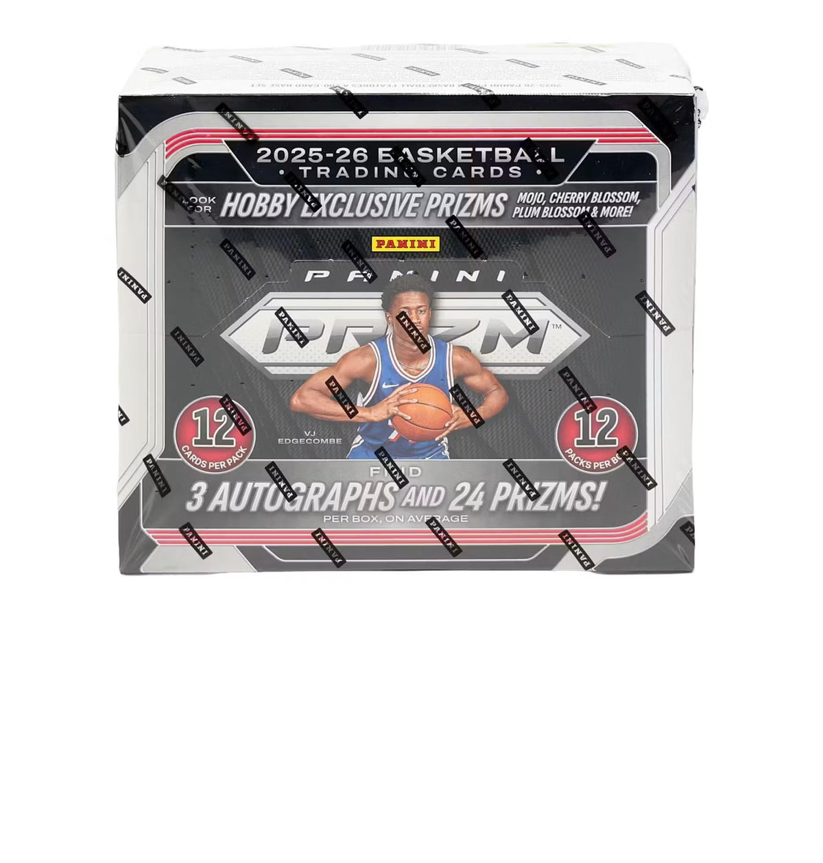2025/26 Panini Prizm Basketball Hobby Trading Card Box (3 Autographs Per Box)