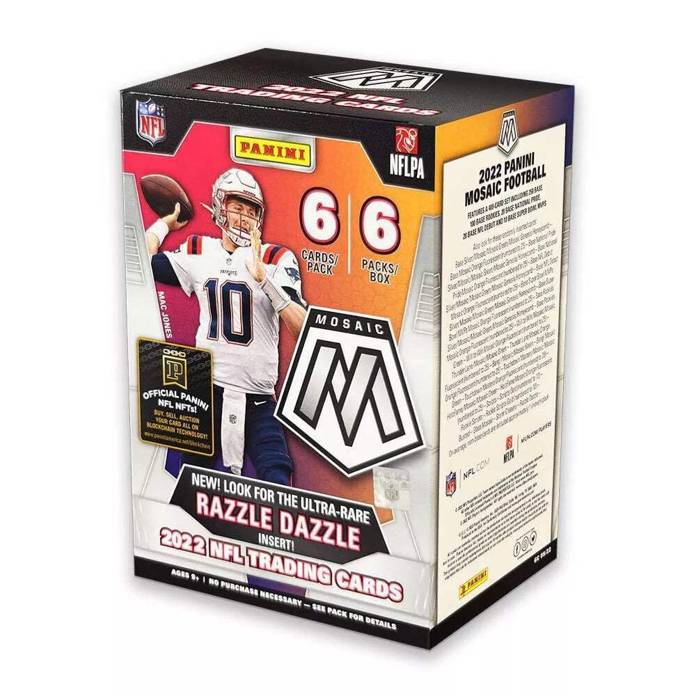 2022 Mosaic NFL Trading Cards Blaster Box Factory Sealed 6 cards per Pack and 6 Packs Per Box