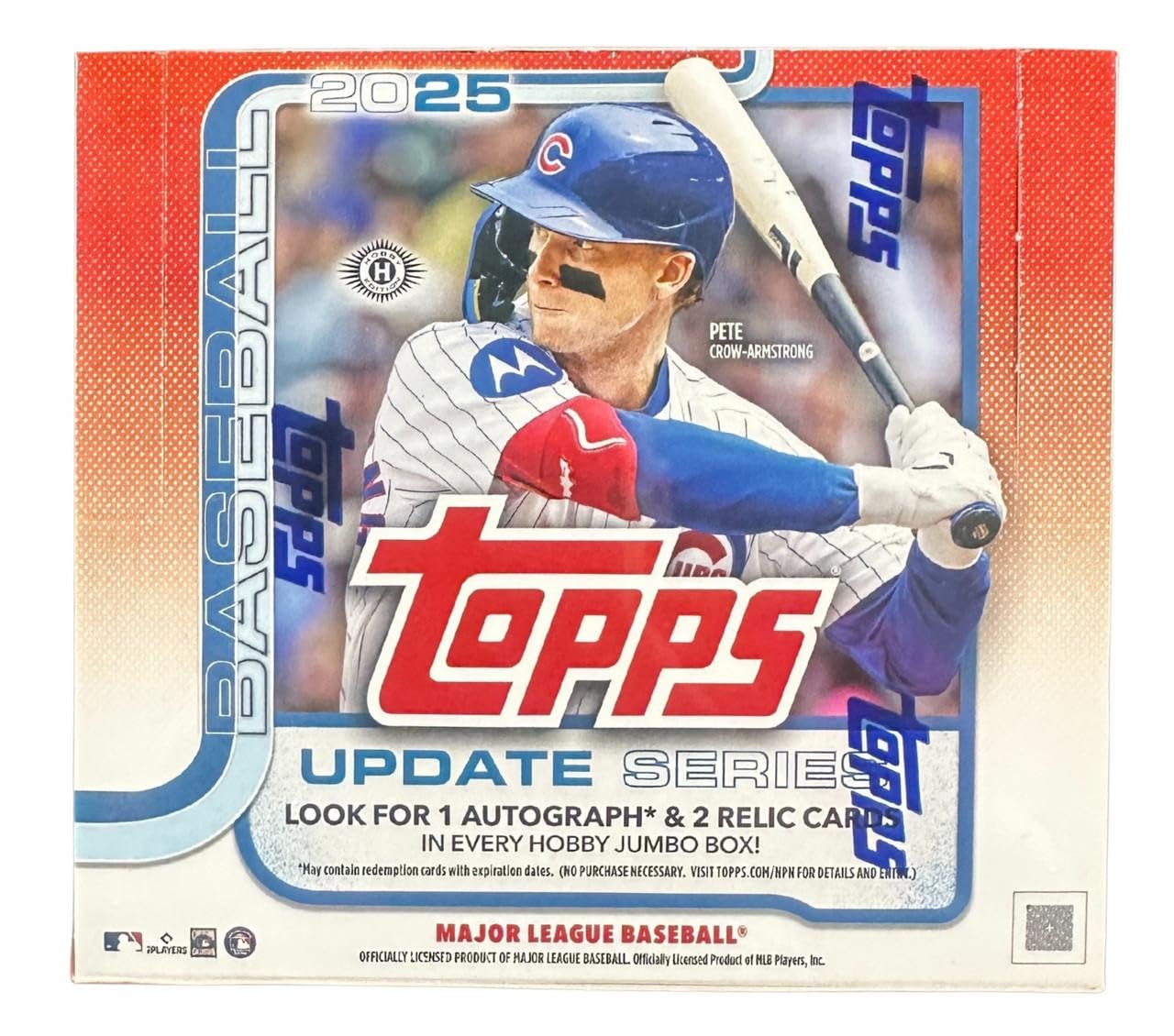 MLB 2025 Topps Baseball Update Series Trading Card Hobby Jumbo Box