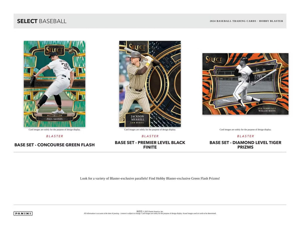 Panini Select Baseball 6-Pack Hobby Blaster Box (2024)