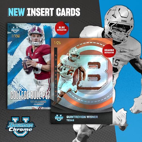 2025 Bowman University Chrome Football - Factory Sealed