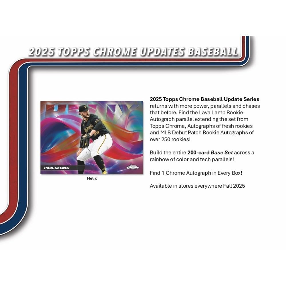 2025 Topps Chrome Update Baseball Jumbo Hobby Box