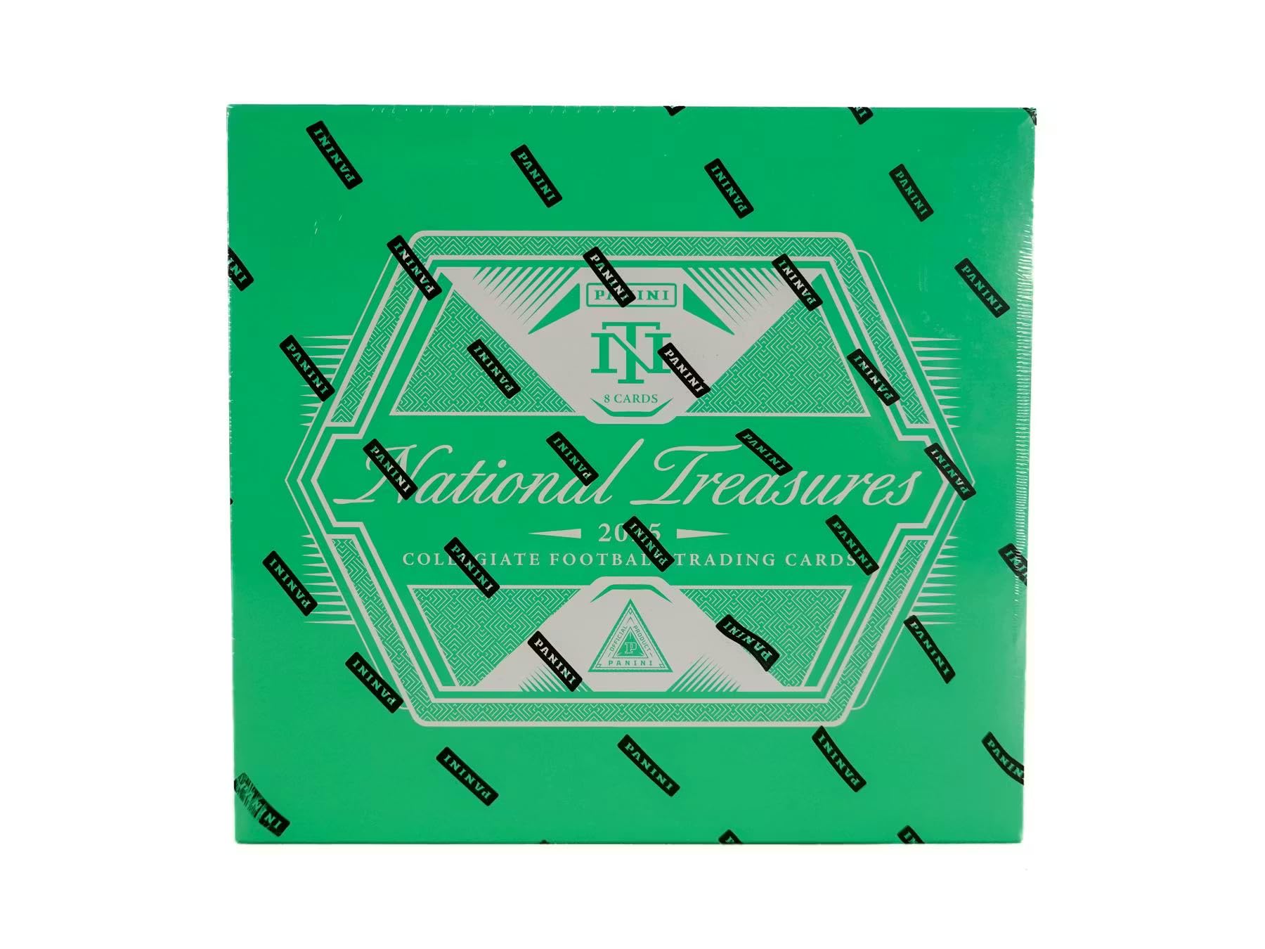 2025 Panini National Treasures Collegiate Football Hobby Trading Card Box (7 Autographs or Memorablia Per Box)