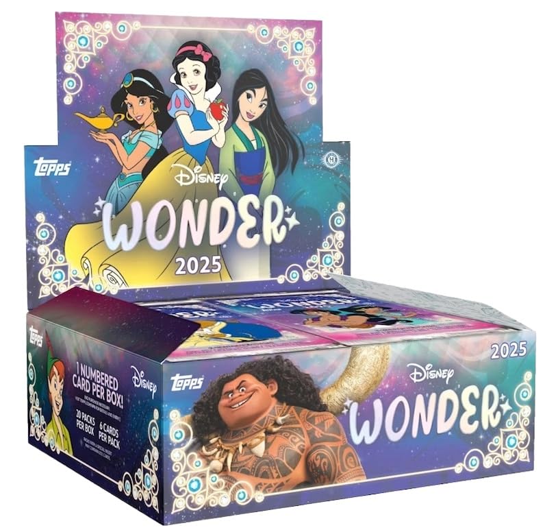 Hobby Box with 2025 Disney Wonder Cards by Topps