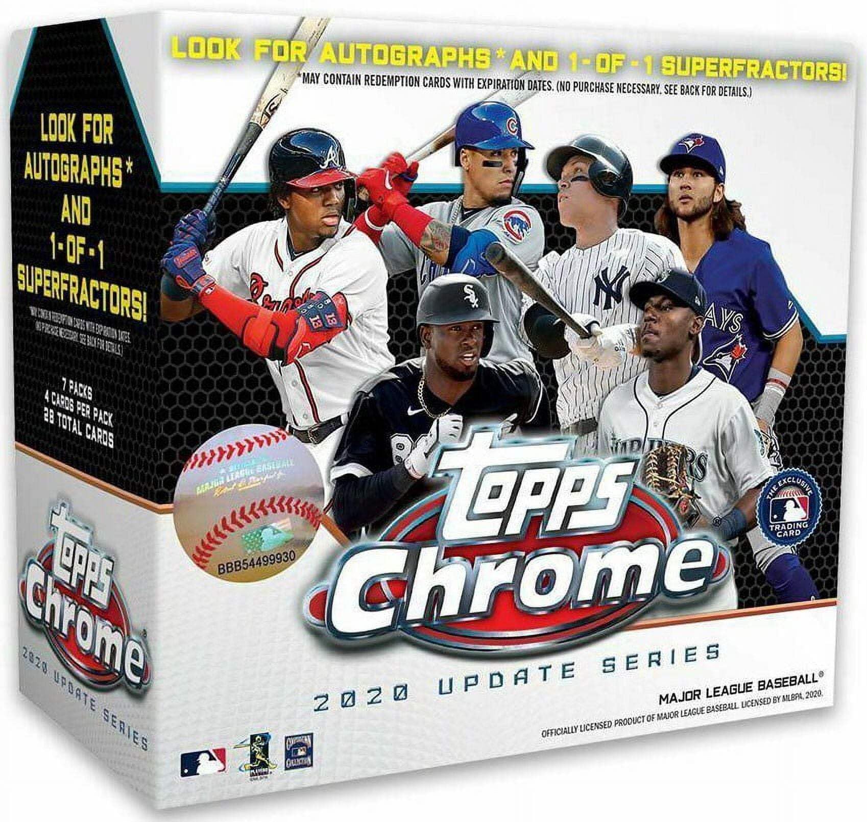 2020 Topps Chrome Update Baseball Mega Box (White)