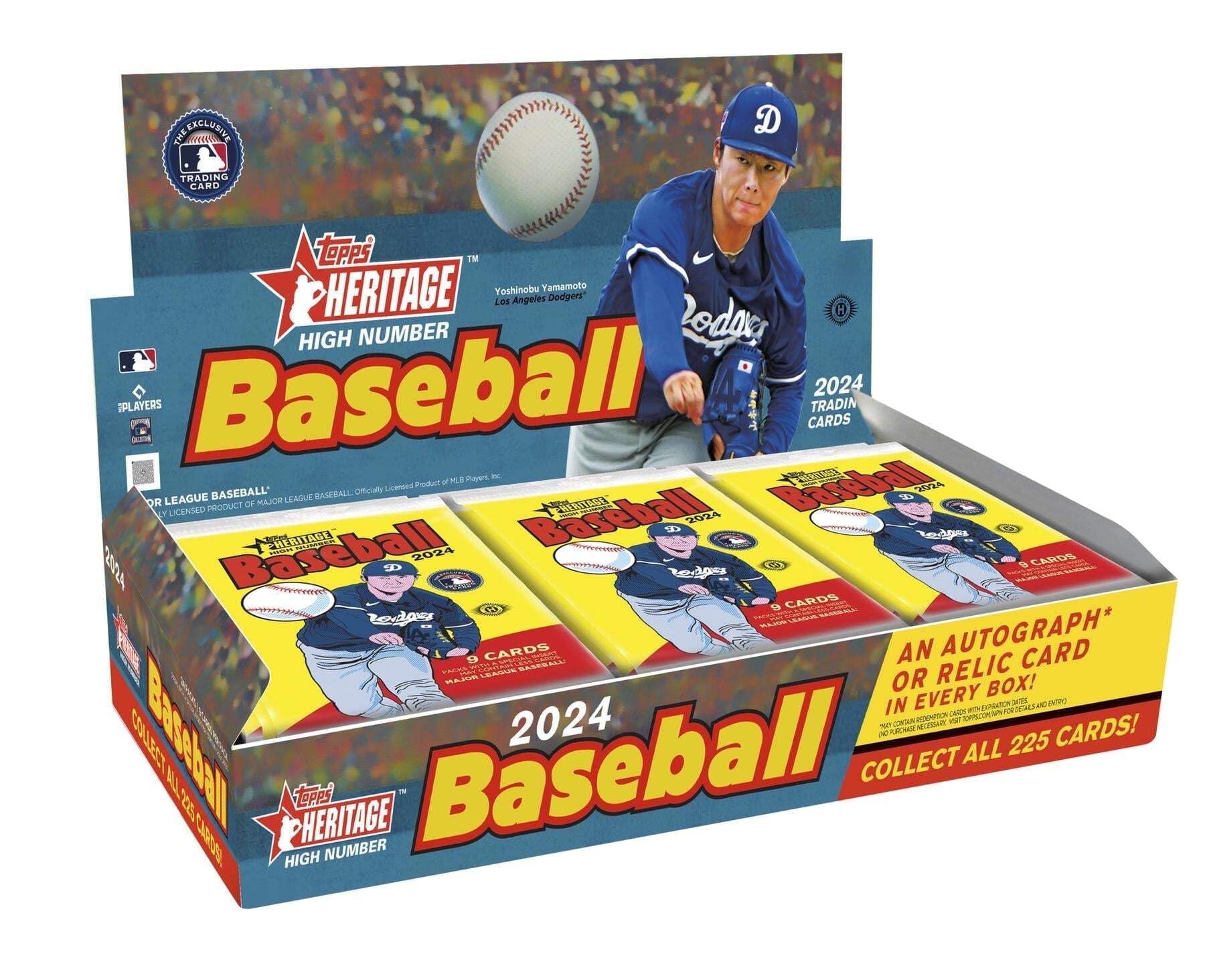 2024 Topps Heritage Baseball Hobby Box: High Number Edition