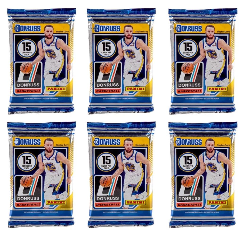 2024-2025 Panini Donruss Basketball Blaster Box | 6 Packs - Look for Blaster Exlusive Optic Rated Rookies Preview Seismic Insert