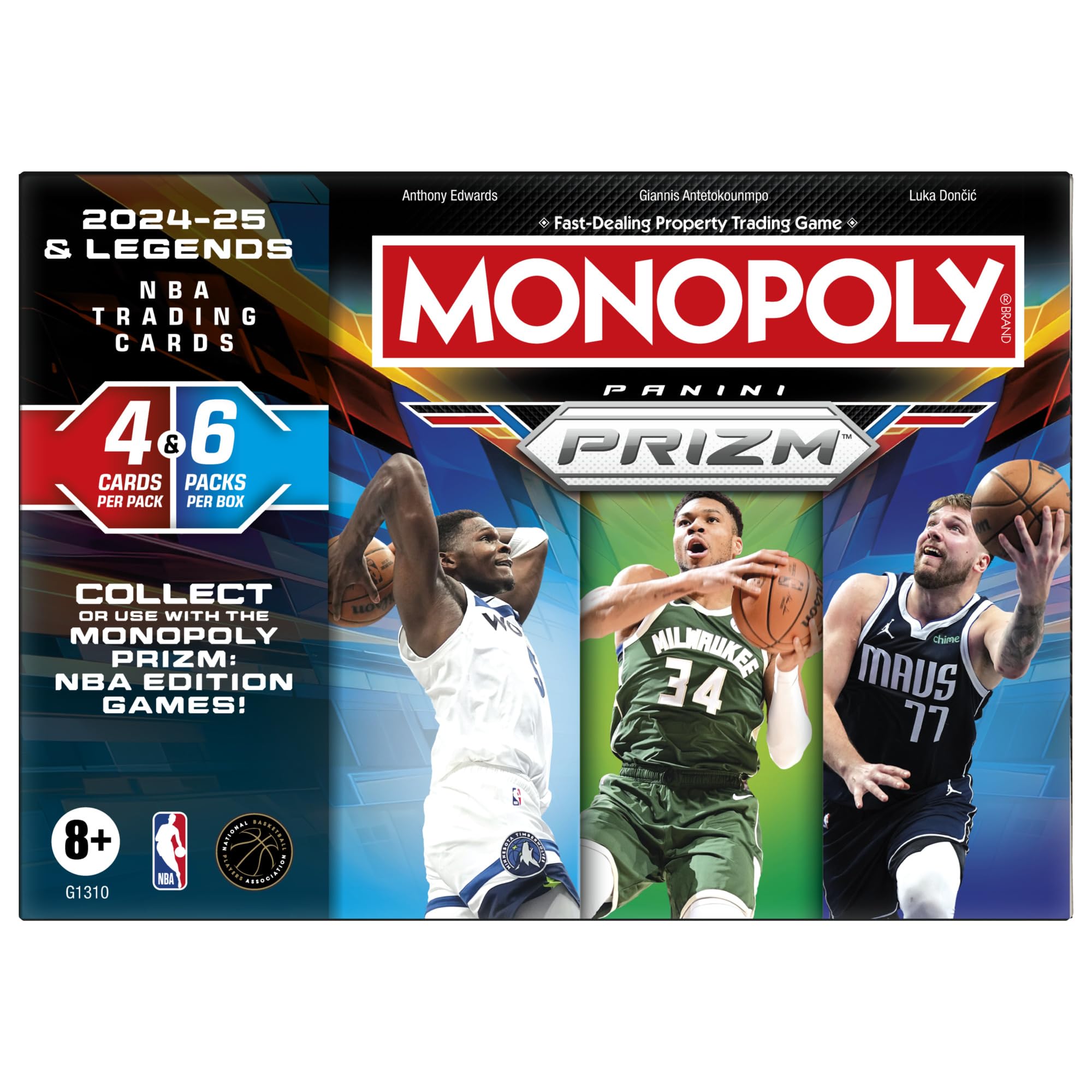 Monopoly Prizm 2024-25 NBA Panini Trading Cards - Sealed Blaster Booster Box