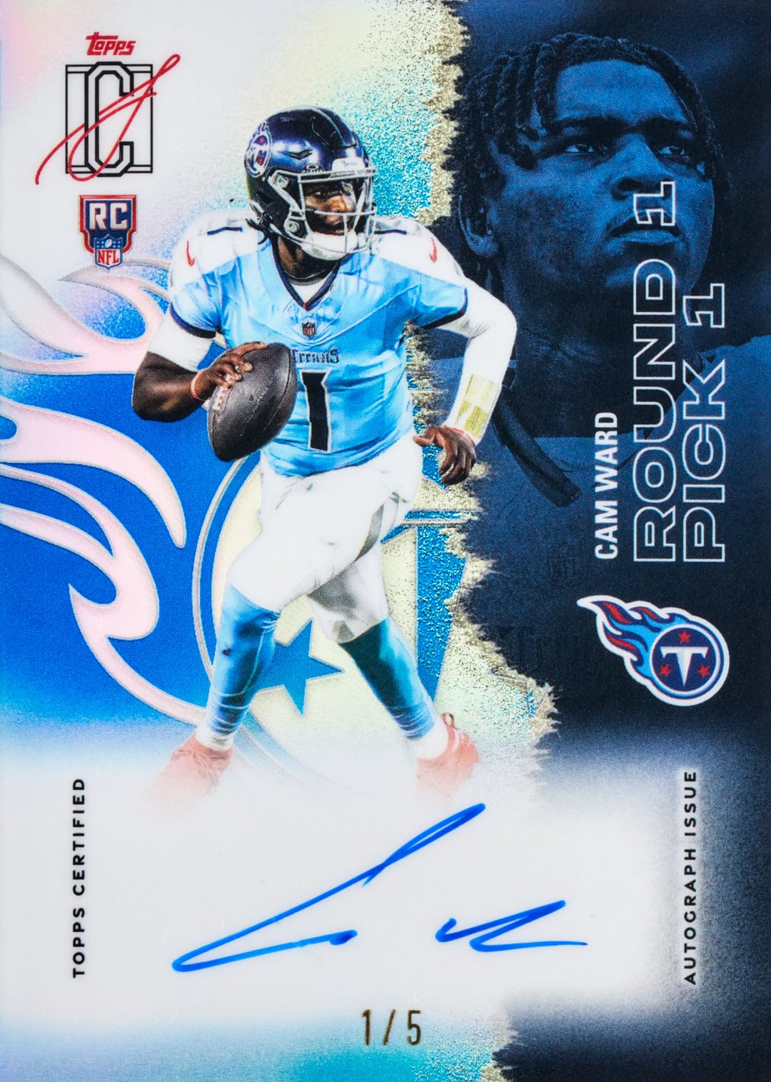 2025 Topps Signature Class Football Hobby Box - 8 Packs/Box