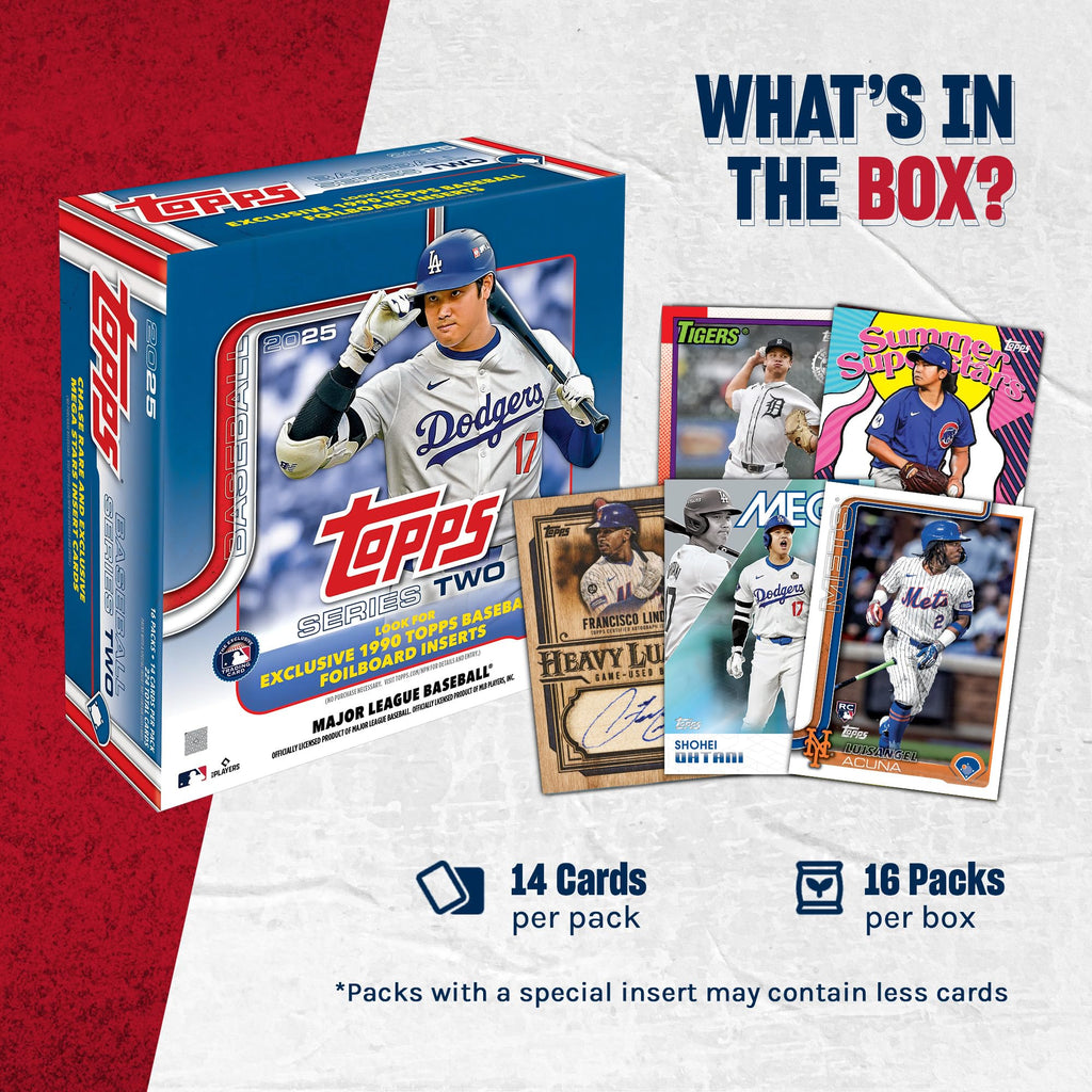 2025 Topps MLB Baseball Series 2 - Factory Sealed - Mega Box