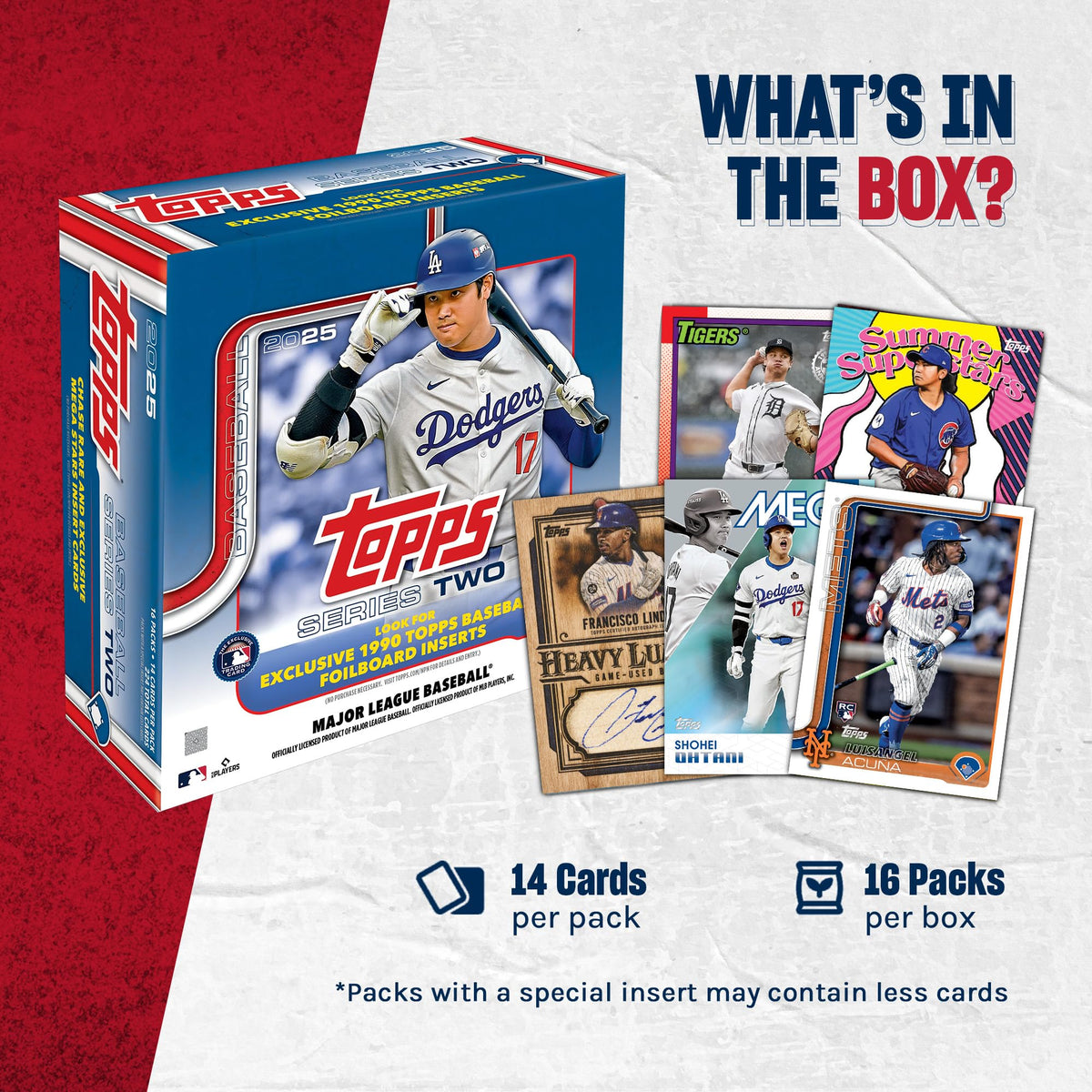 2025 Topps MLB Baseball Series 2 - Factory Sealed - Mega Box