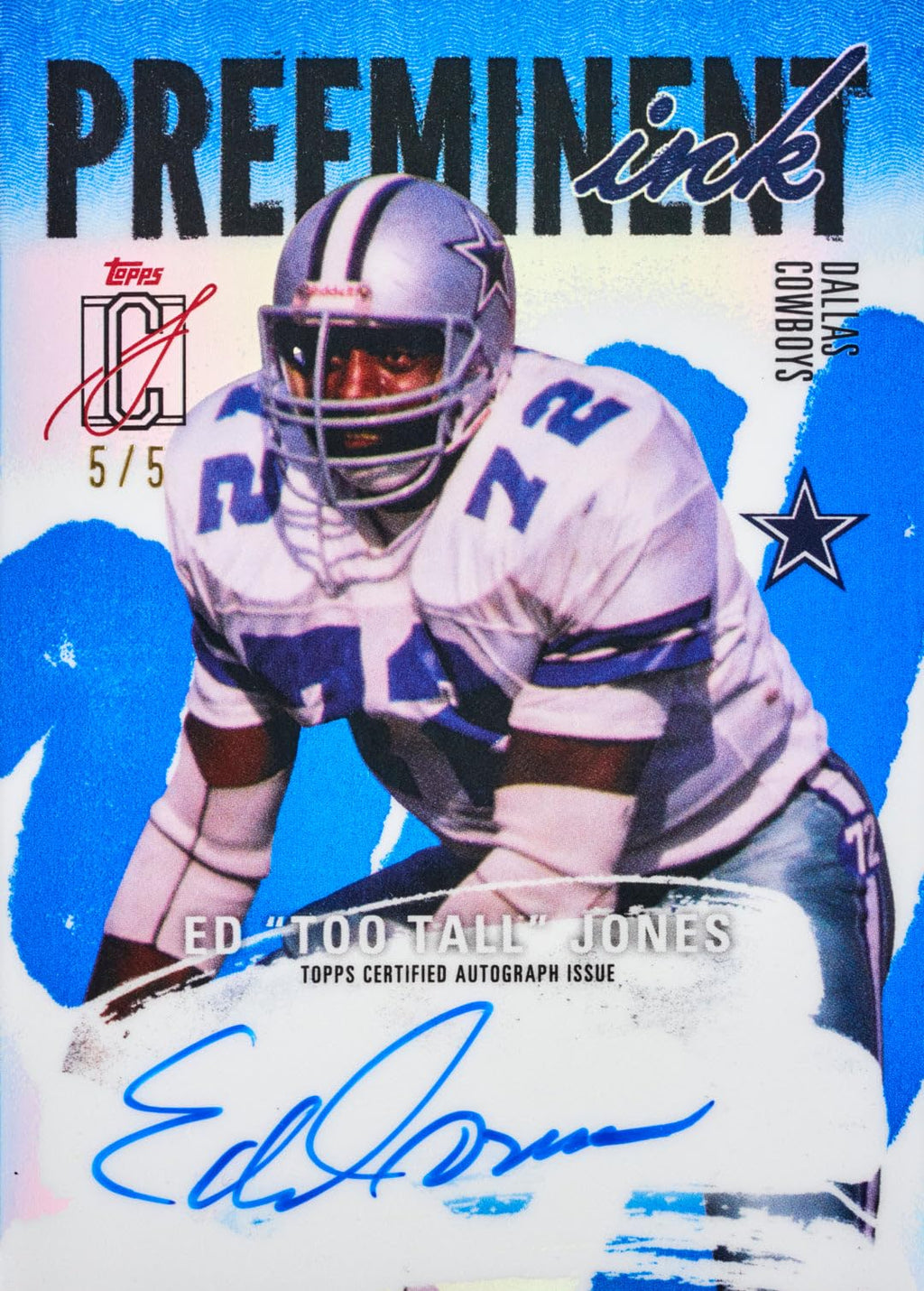 2025 Topps Signature Class Football Hobby Box - 8 Packs/Box