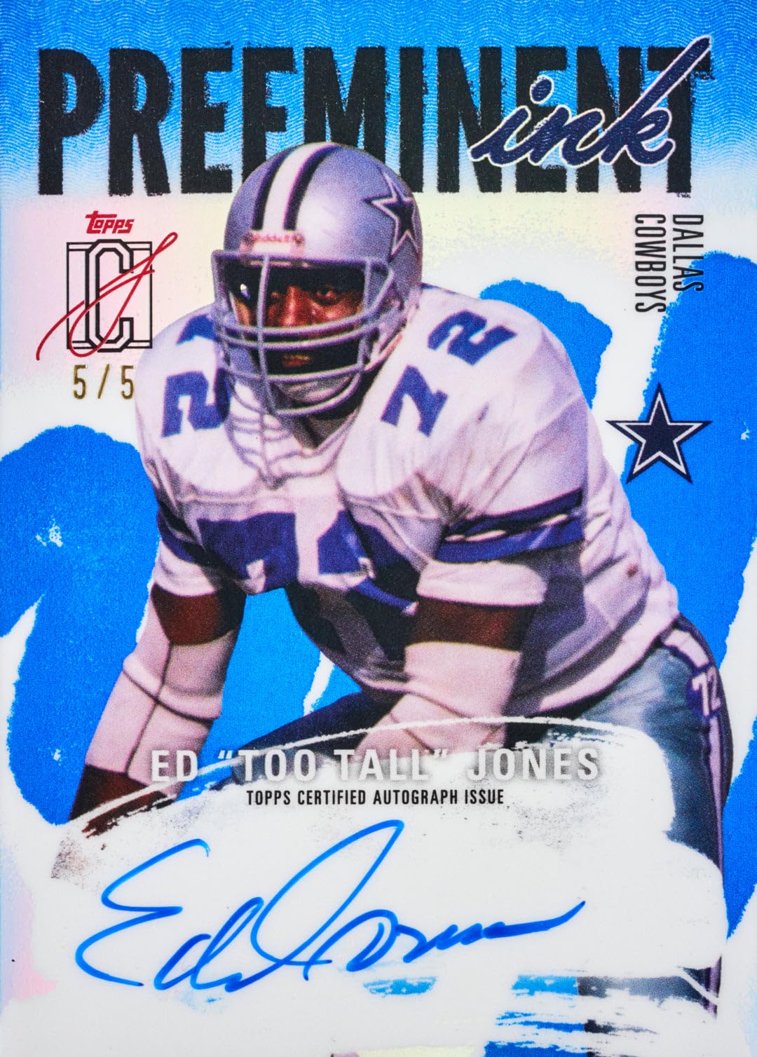2025 Topps Signature Class Football Hobby Box - 8 Packs/Box