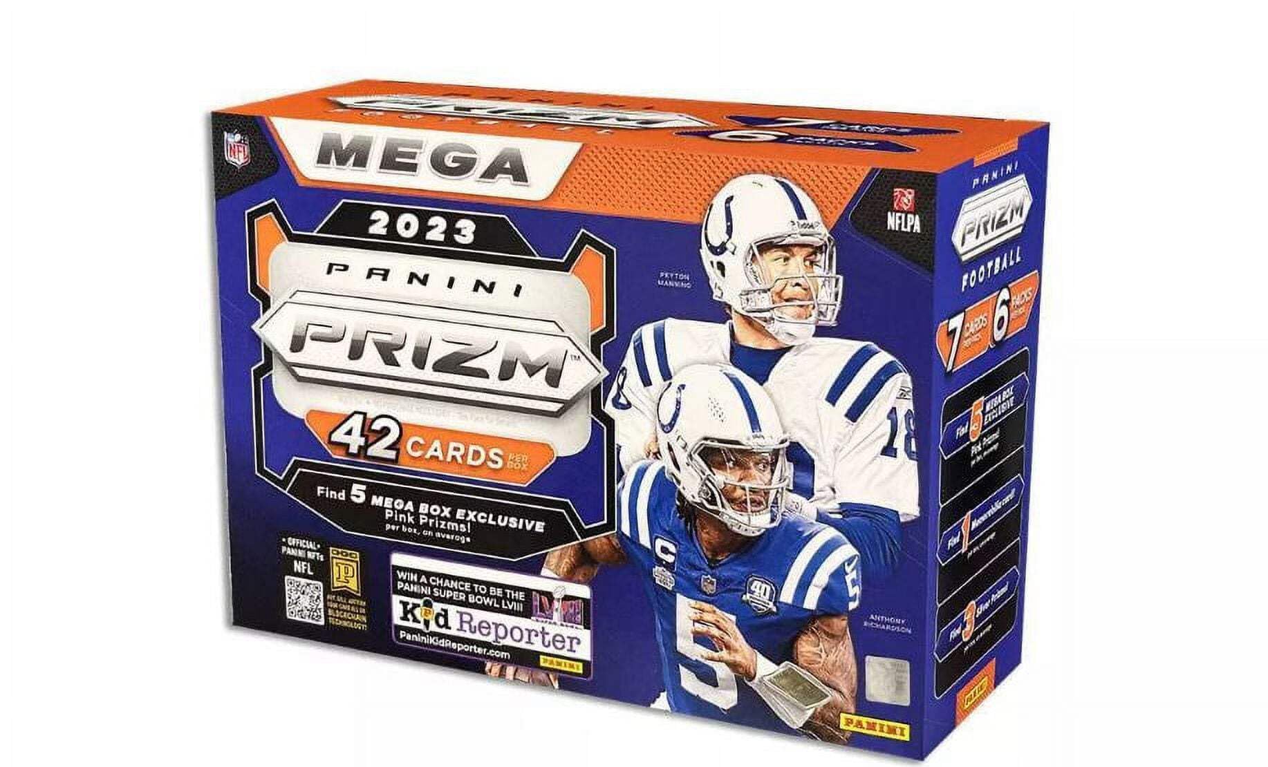 2023 Panini Prizm Football Mega Box with Pink Prizms