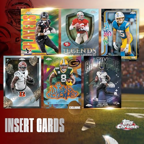 2025 Topps Chrome NFL Football - Factory Sealed - Value Box