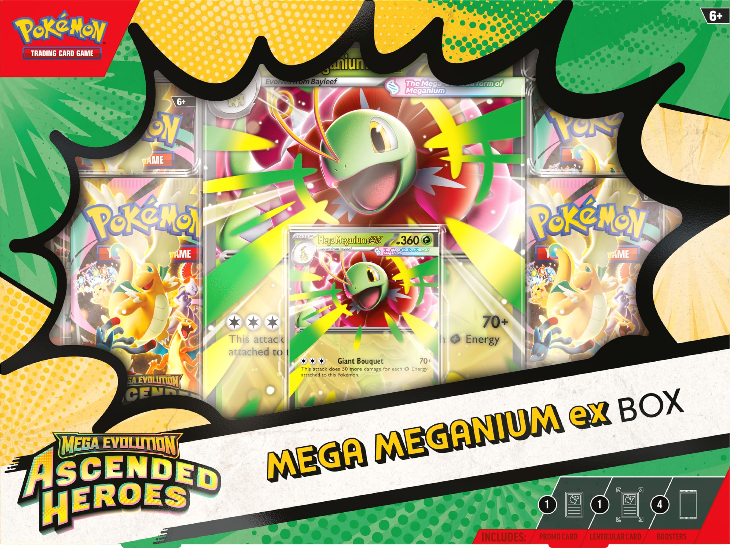 Pokémon TCG: Mega Evolution—Ascended Heroes Mega Meganium/Emboar/Feraligatr ex Box