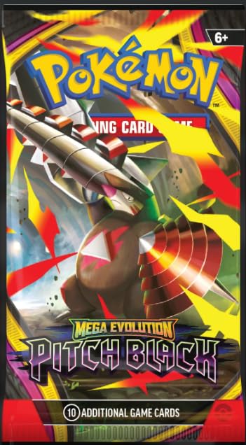 Pokemon TCG Mega Evolution Pitch Black Sleeved Booster Pack