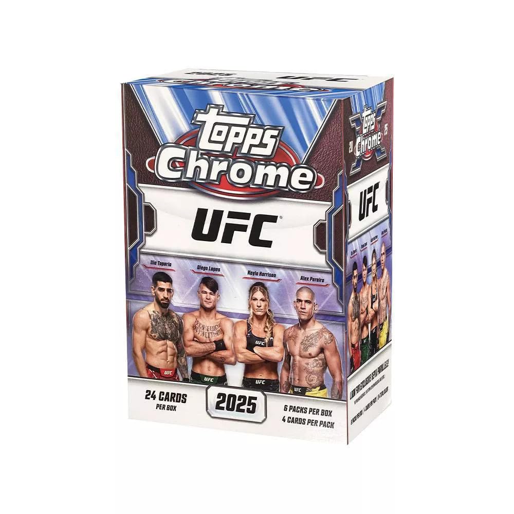 Topps 2025 Chrome UFC Trading Card Value Blaster Box