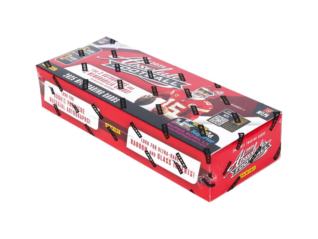 2025 Panini Absolute Football Hobby Trading Card Box (1 Rookie Premier Materials Autograph Per Box!)