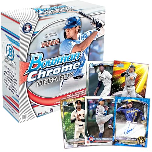 2025 Bowman Chrome MLB Baseball - Factory Sealed - Mega Box