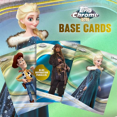 2025 Topps Chrome Disney - Factory Sealed - Mega Box