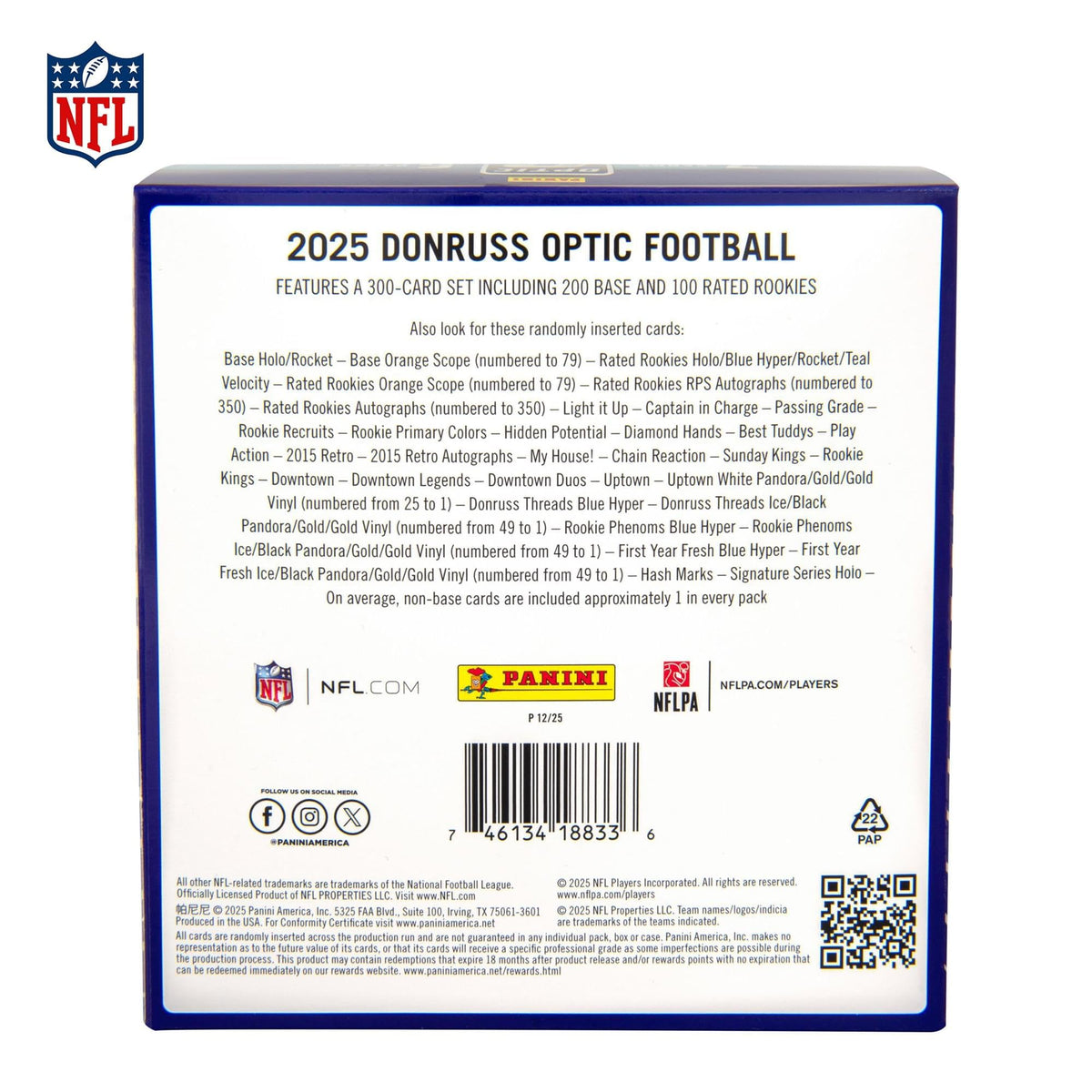 FB DONRUSS Optic (25-26) Mega Box