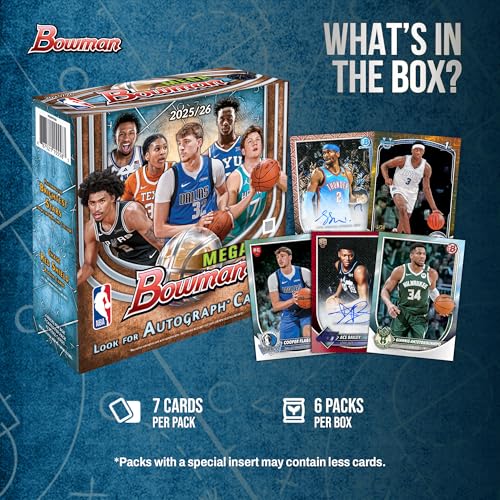 2025-26 Bowman Basketball - Factory Sealed - Mega Box