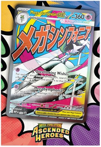 Pokemon TCG: Mega Evolution - Ascended Heroes - Premium Poster Collection - Mega Gardevoir