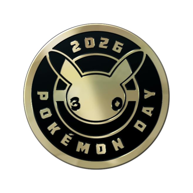 Pokémon TCG: Pokémon Day 2026 Collection (1 laminated promotional card, 1 coin and 3 envelopes)